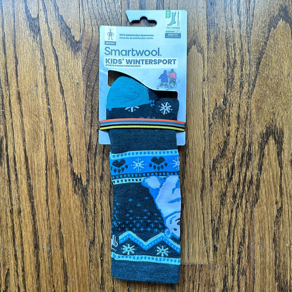 Smartwool merino kids wintersport full cushion size medium socks